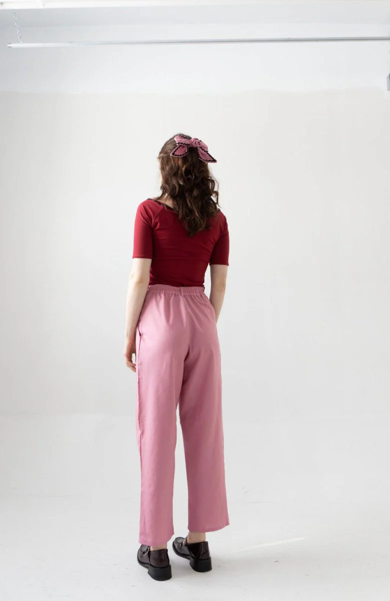 Rightful Owner The Linen Trouser (Pink) - Image 13