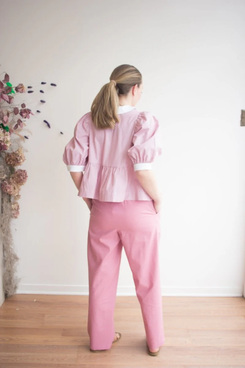 Rightful Owner The Linen Trouser (Pink) - Image 4