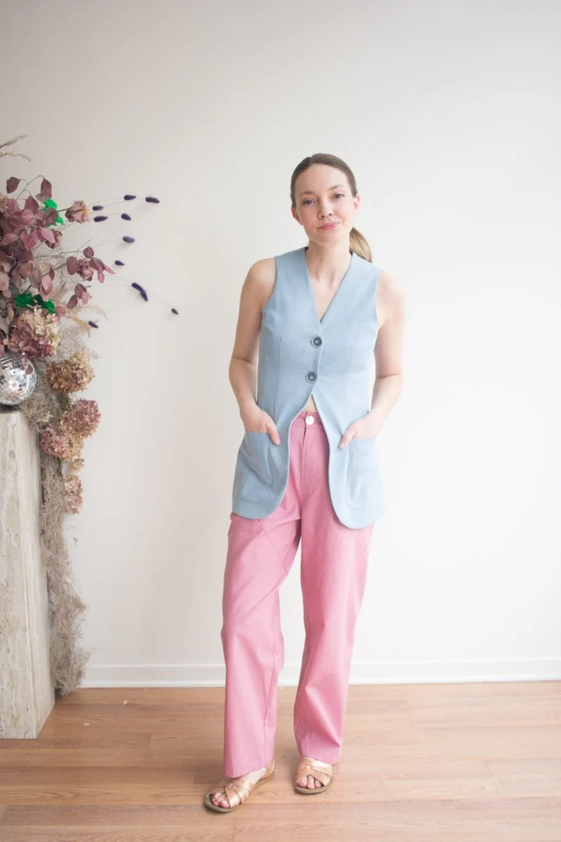 Rightful Owner The Linen Trouser (Pink) - Image 6