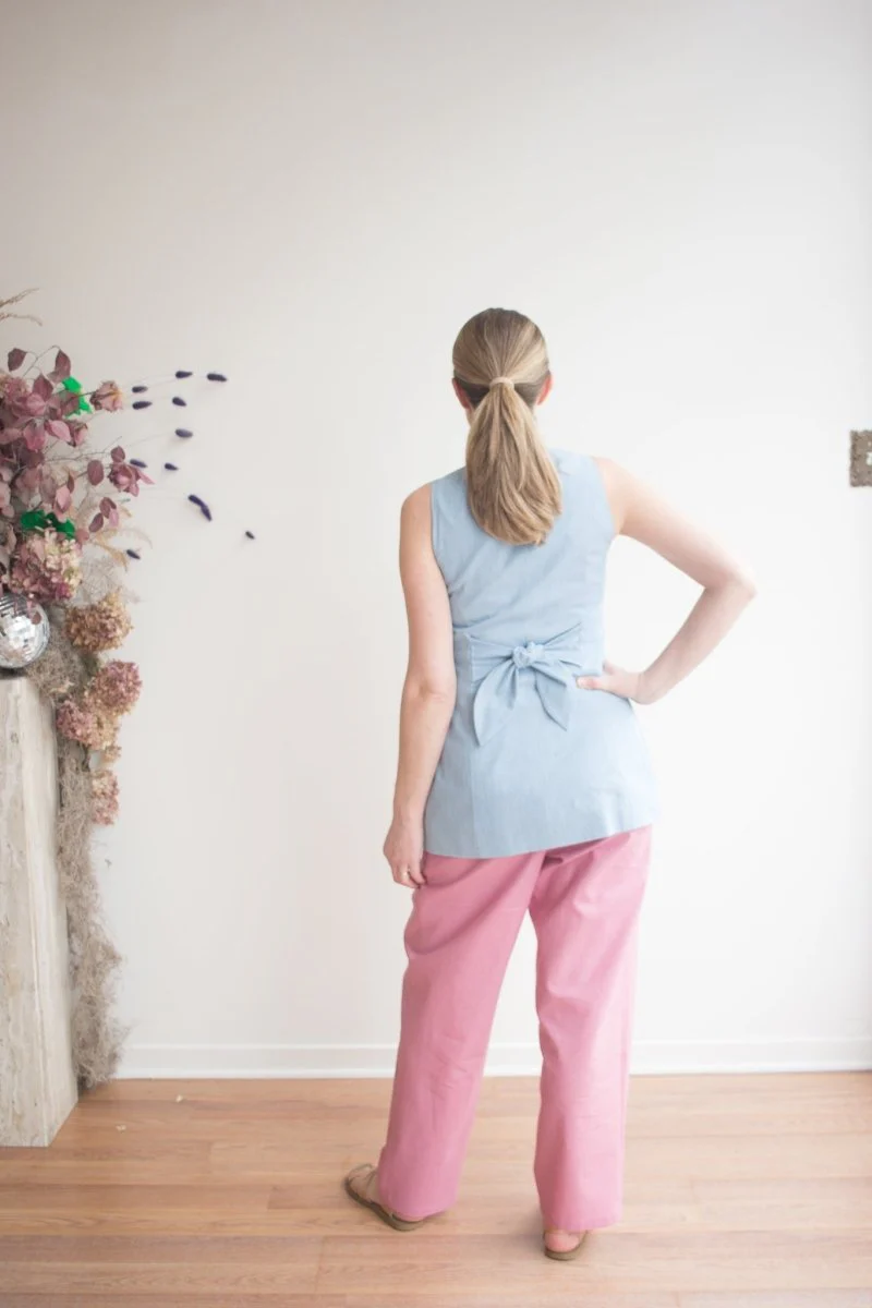 Rightful Owner The Linen Trouser (Pink) - Image 8