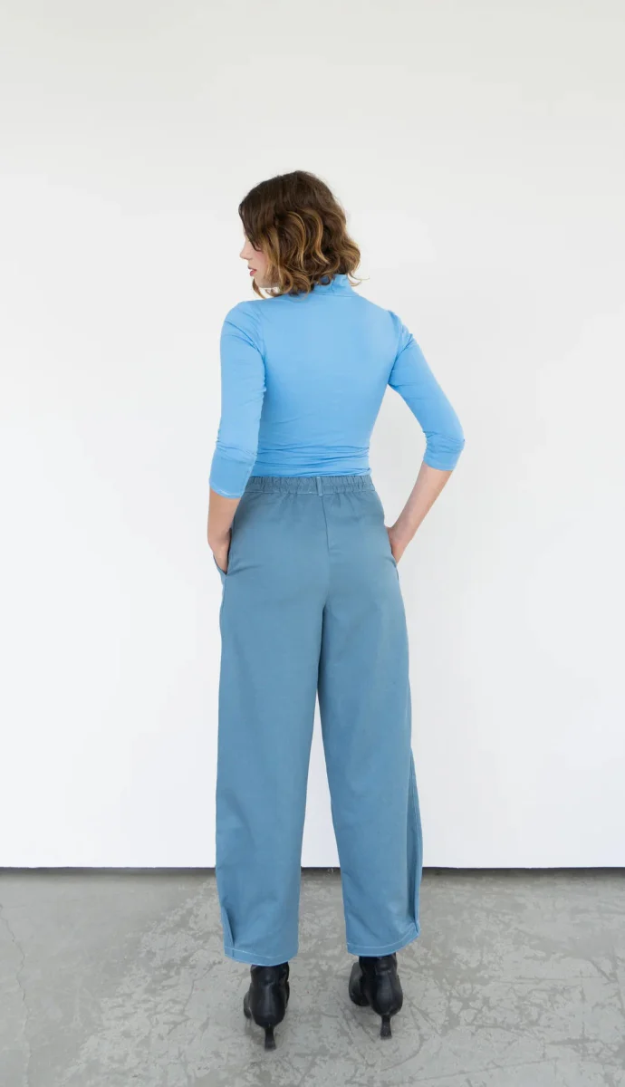 Rightful Owner Tucked Trouser (Blue) - Image 3