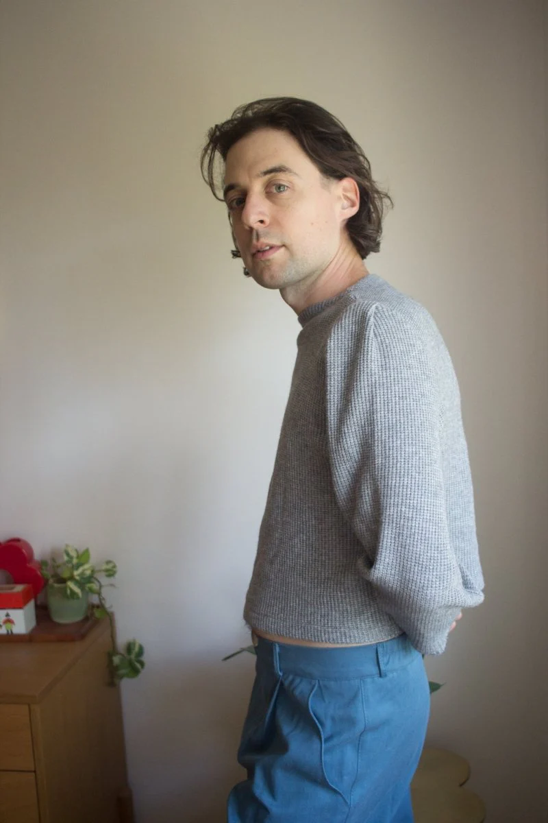 Rightful Owner Tucked Trouser (Blue) - Image 8