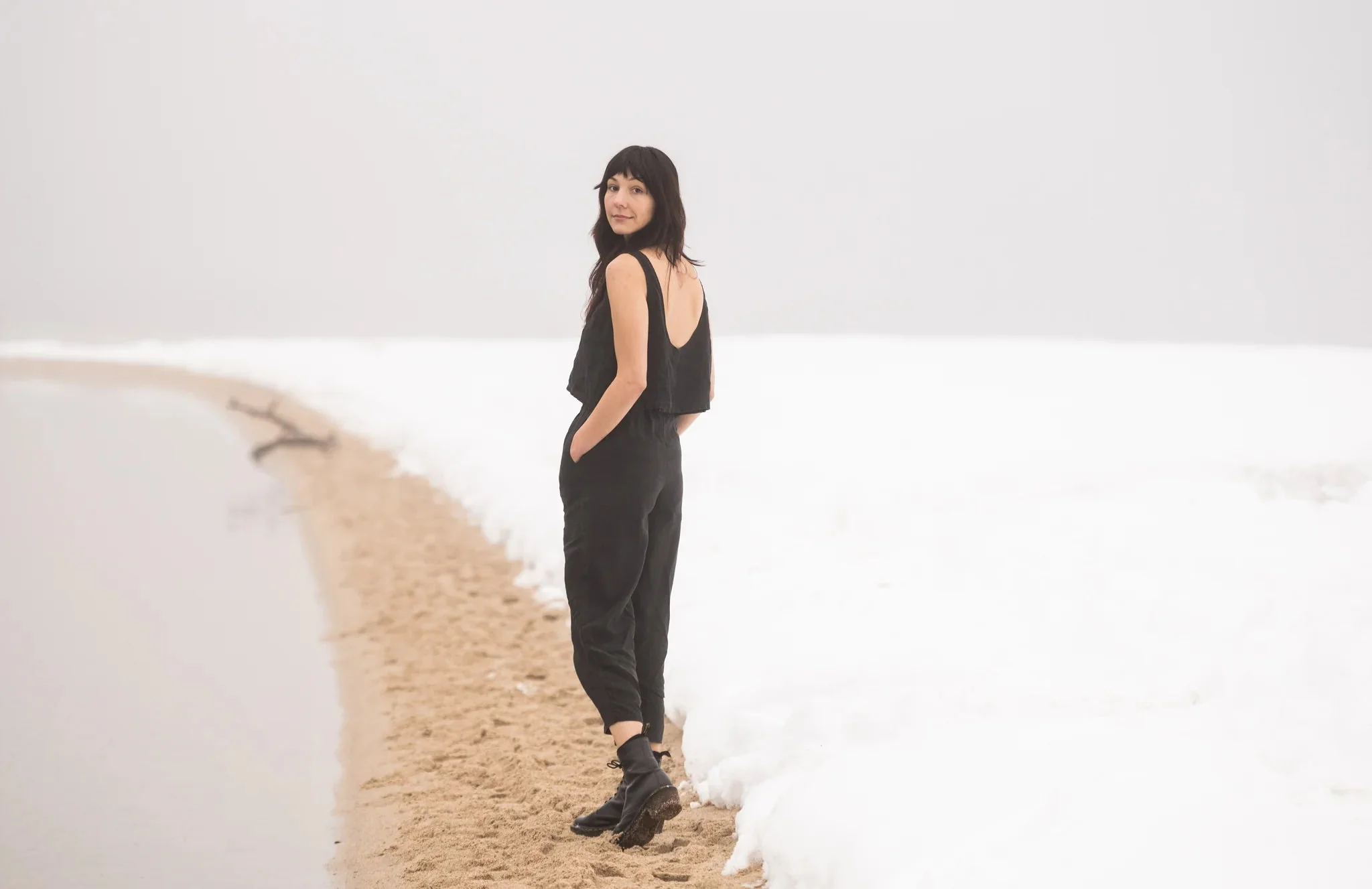 Rose Fibers Everyday Elastic Pants (Black) - Image 4
