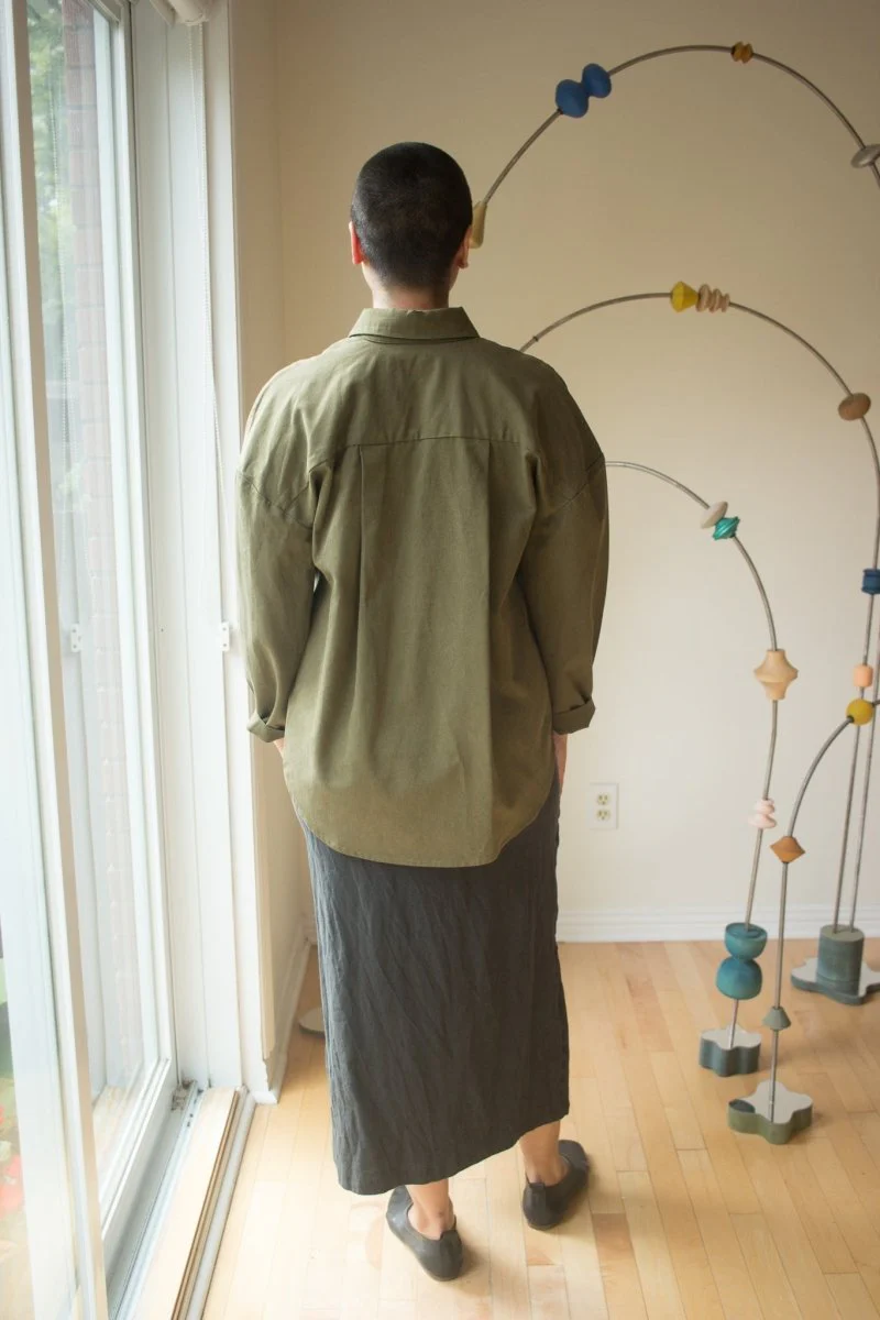 Rose Fibers Flow Skirt (Black) - Image 3