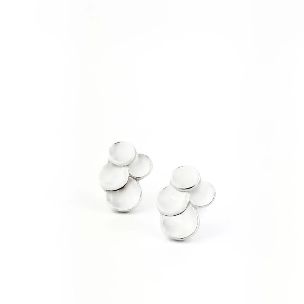 S.J. Crawford Écailles Studs (Silver) - Image 2