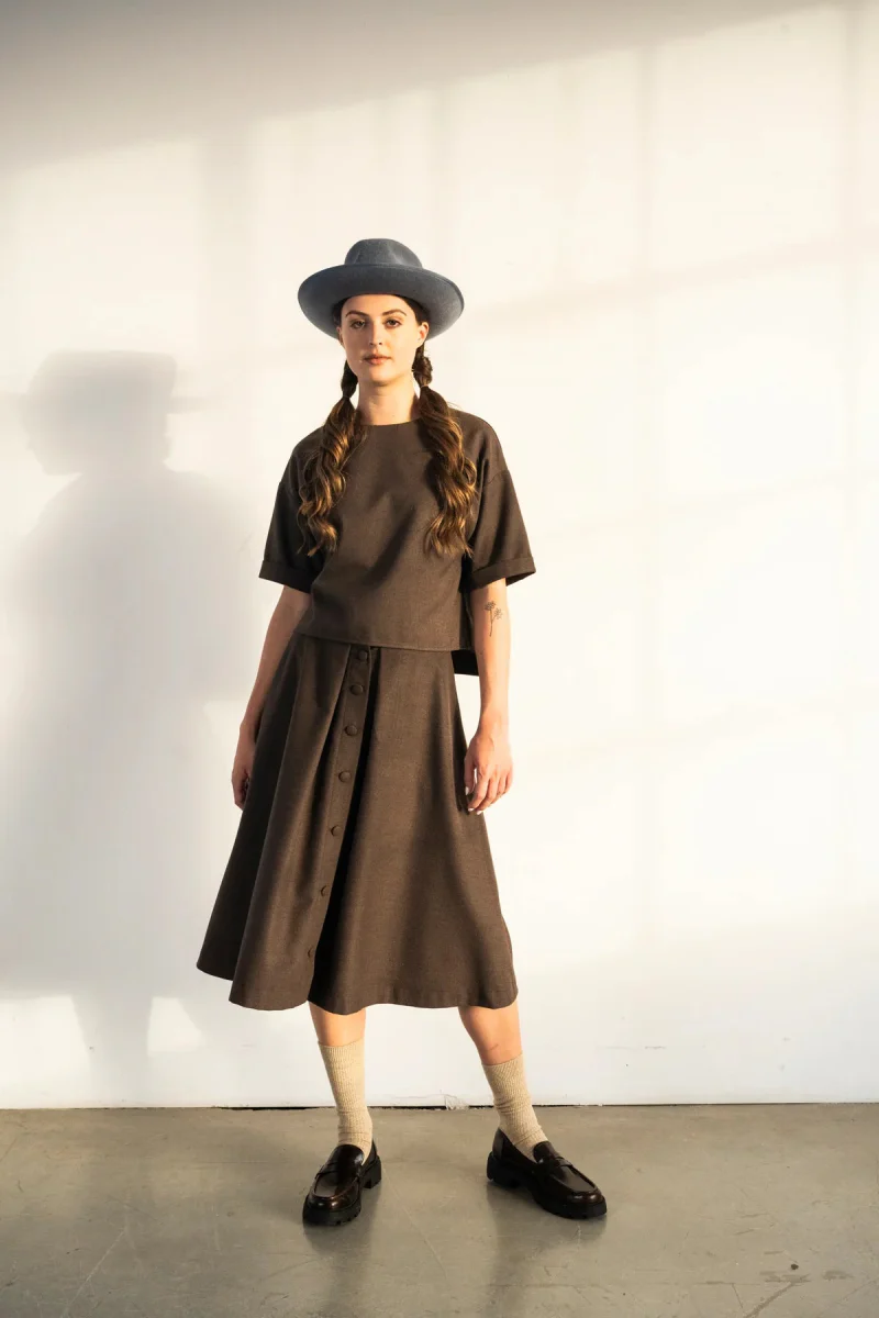 Bodybag Shannon Skirt - Brown or Charcoal (Online Exclusive) - Image 3