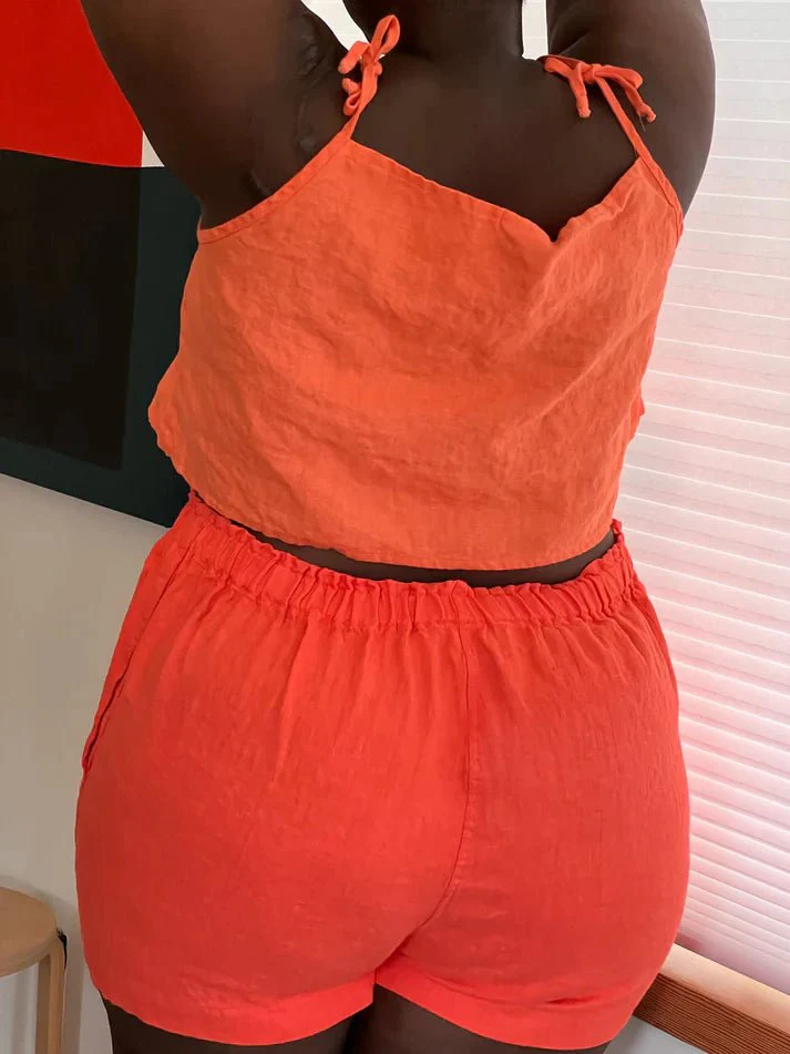 Shelter Eva Shorts (Tangerine) - Image 3