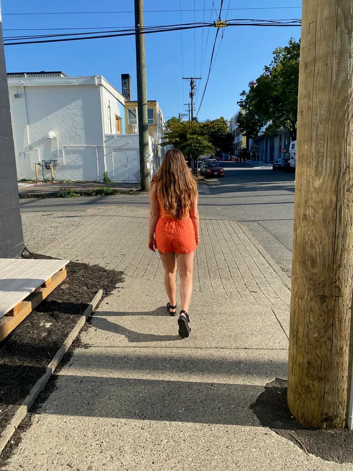 Shelter Eva Shorts (Tangerine) - Image 5