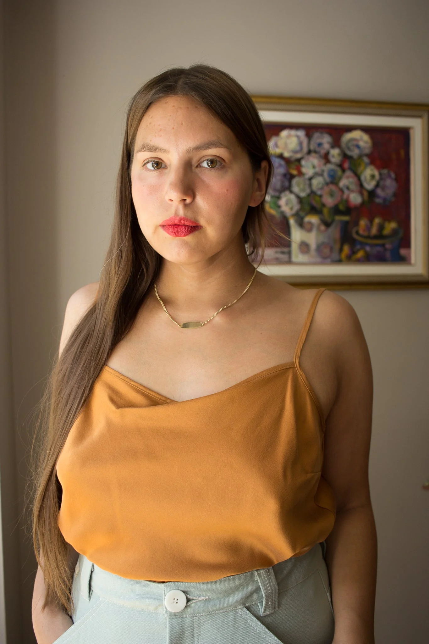 Shelter Silk Tank (Coffee) - Image 10