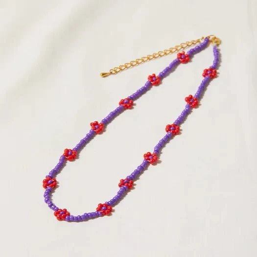 Sisaret Daisy Chain Necklace (Many Colors) - Image 9