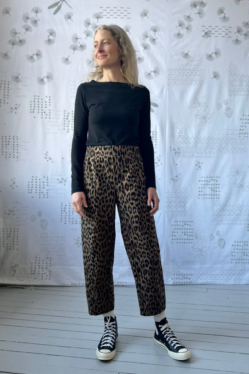 Smoking Lily Wren Work Pants (Leopard)