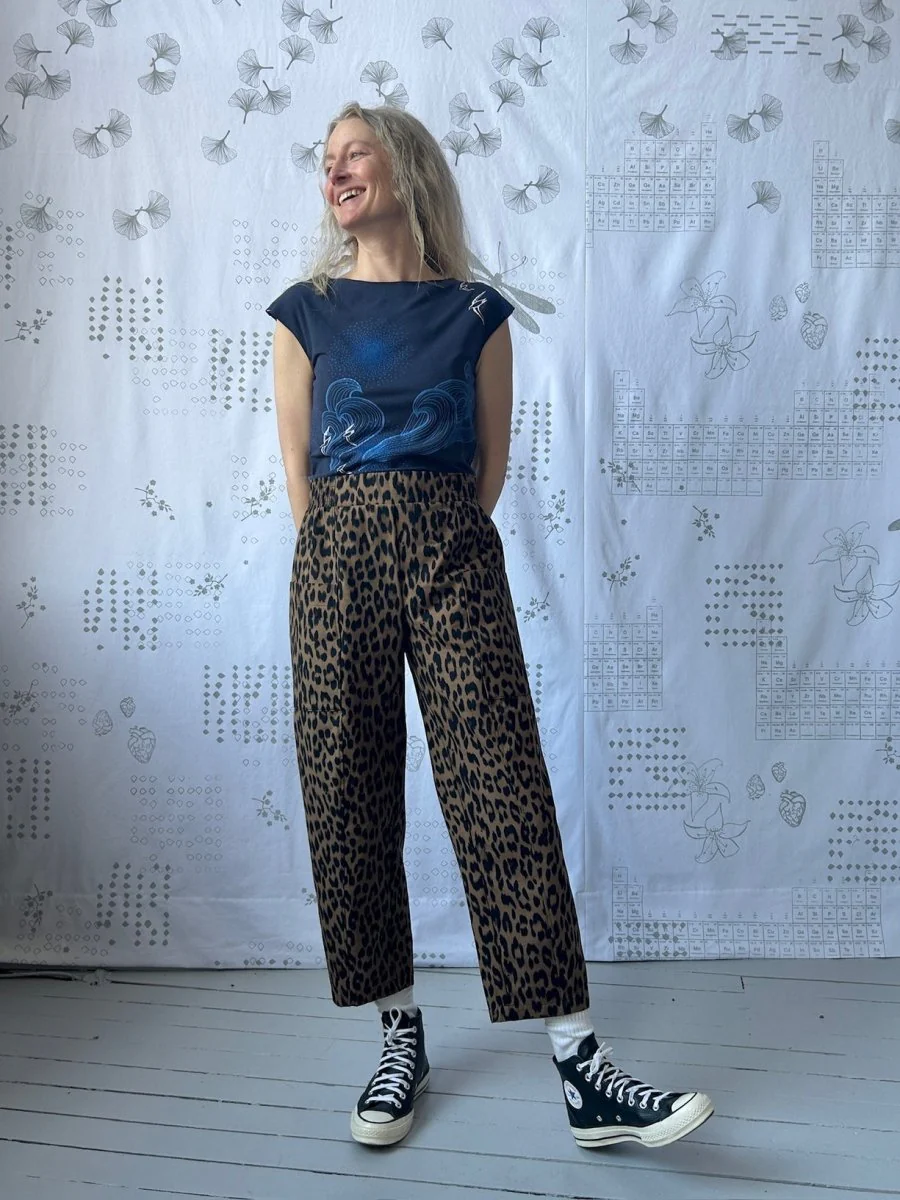 Smoking Lily Wren Work Pants (Leopard) - Image 5