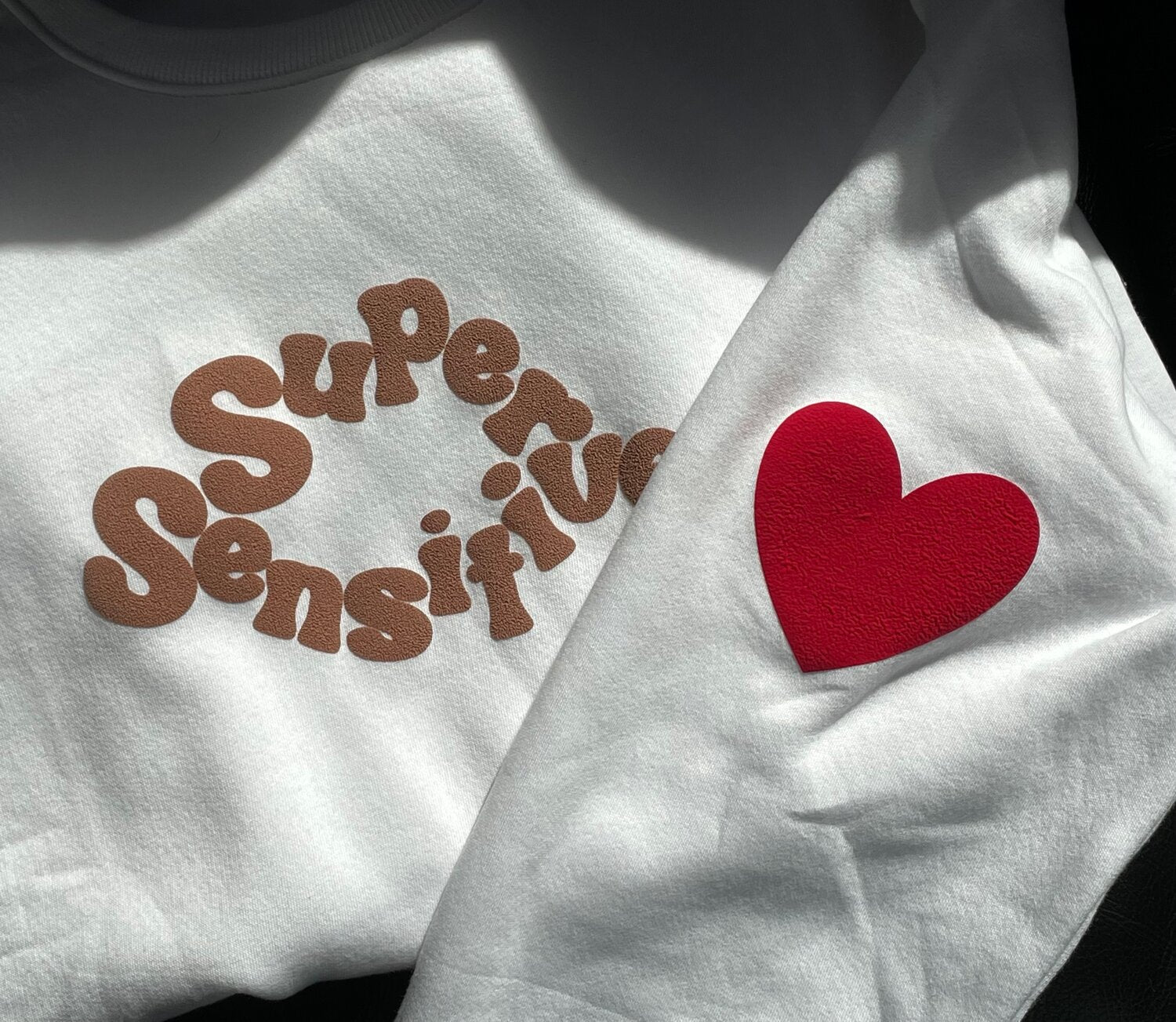 Super Sensitive Heart On My Sleeve Crew - Image 4