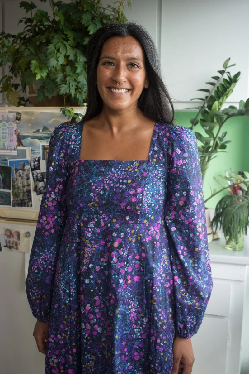 Birds of North America Tailorbird Dress - Nightfall (Online Exclusive) - Image 2