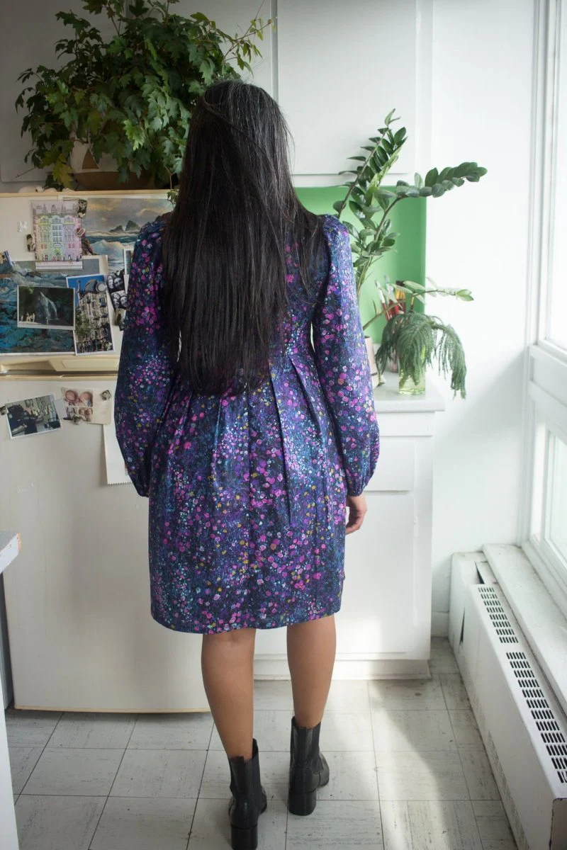 Birds of North America Tailorbird Dress - Nightfall (Online Exclusive) - Image 3