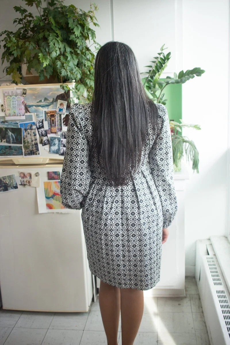 Birds of North America Tailorbird Dress - Quatrefoil (Online Exclusive) - Image 5