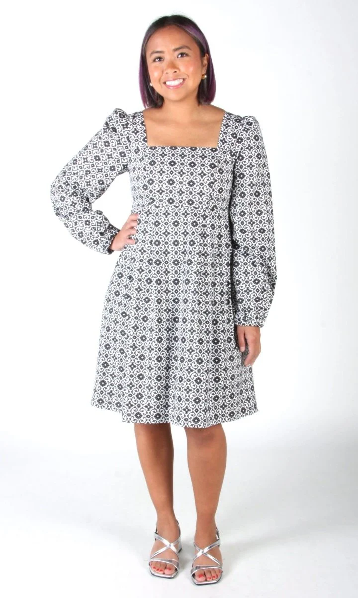 Birds of North America Tailorbird Dress - Quatrefoil (Online Exclusive) - Image 6