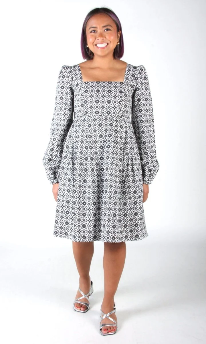 Birds of North America Tailorbird Dress - Quatrefoil (Online Exclusive) - Image 7