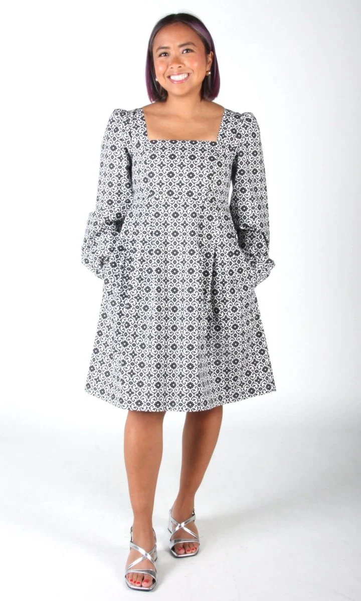 Birds of North America Tailorbird Dress - Quatrefoil (Online Exclusive) - Image 8