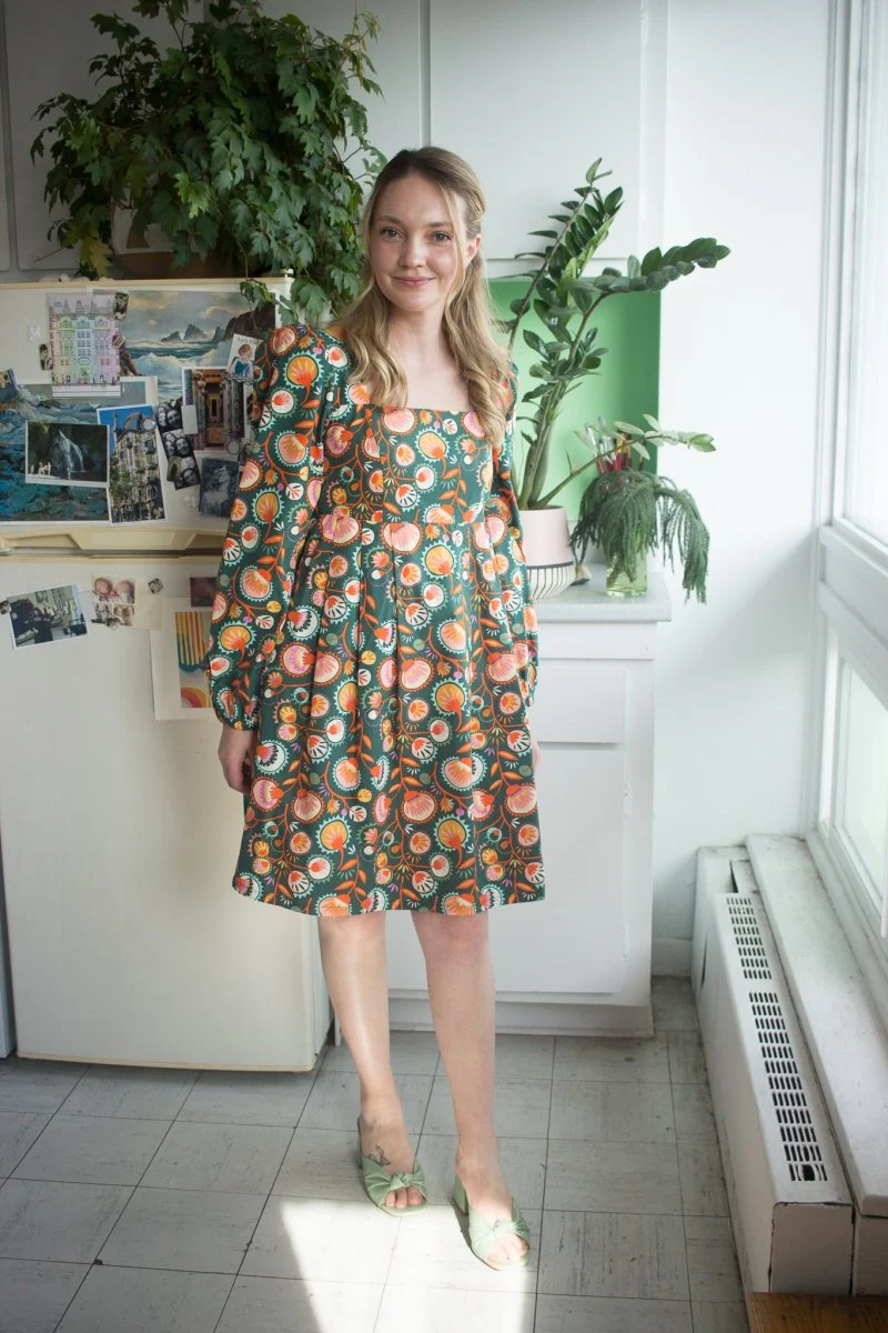 Birds of North America Tailorbird Dress - Triffids (Online Exclusive) - Image 2