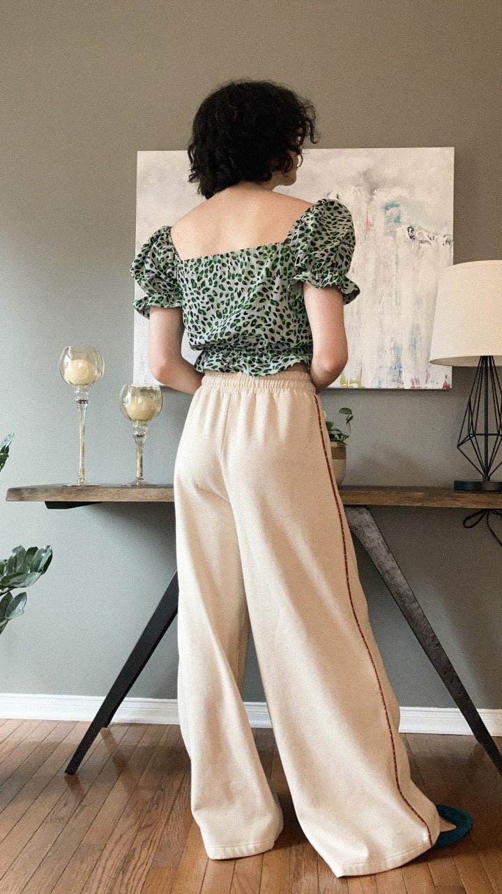 Thief & Bandit Leopard Top (Key Lime) - Image 3