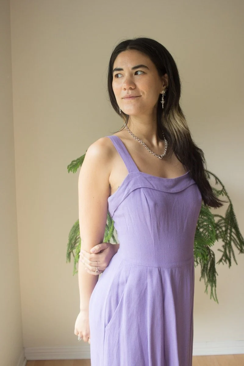 Birds of North America Thornbill Dress - Lilac (Online Exclusive) - Image 2