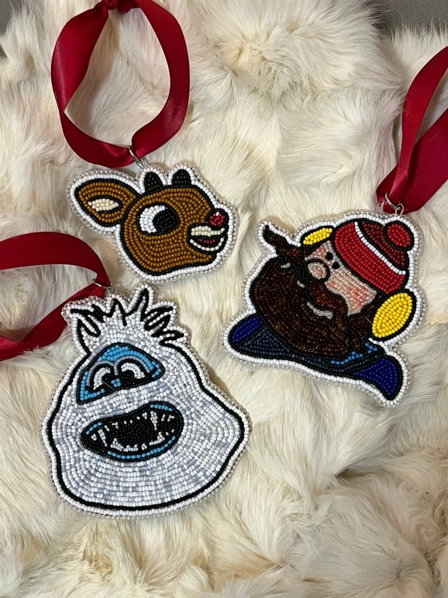 Tiana Beads Rudolph the Red-Nosed Reindeer Beaded Ornaments - Image 2