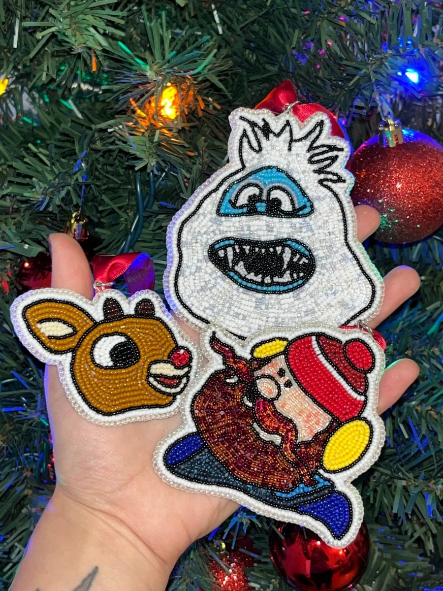 Tiana Beads Rudolph the Red-Nosed Reindeer Beaded Ornaments - Image 3