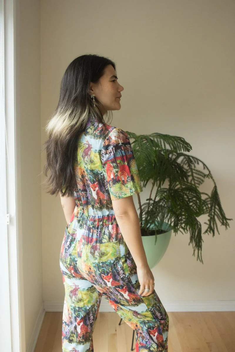 Birds of North America Twillick Jumpsuit - Hedgerow (In-Store) - Image 3