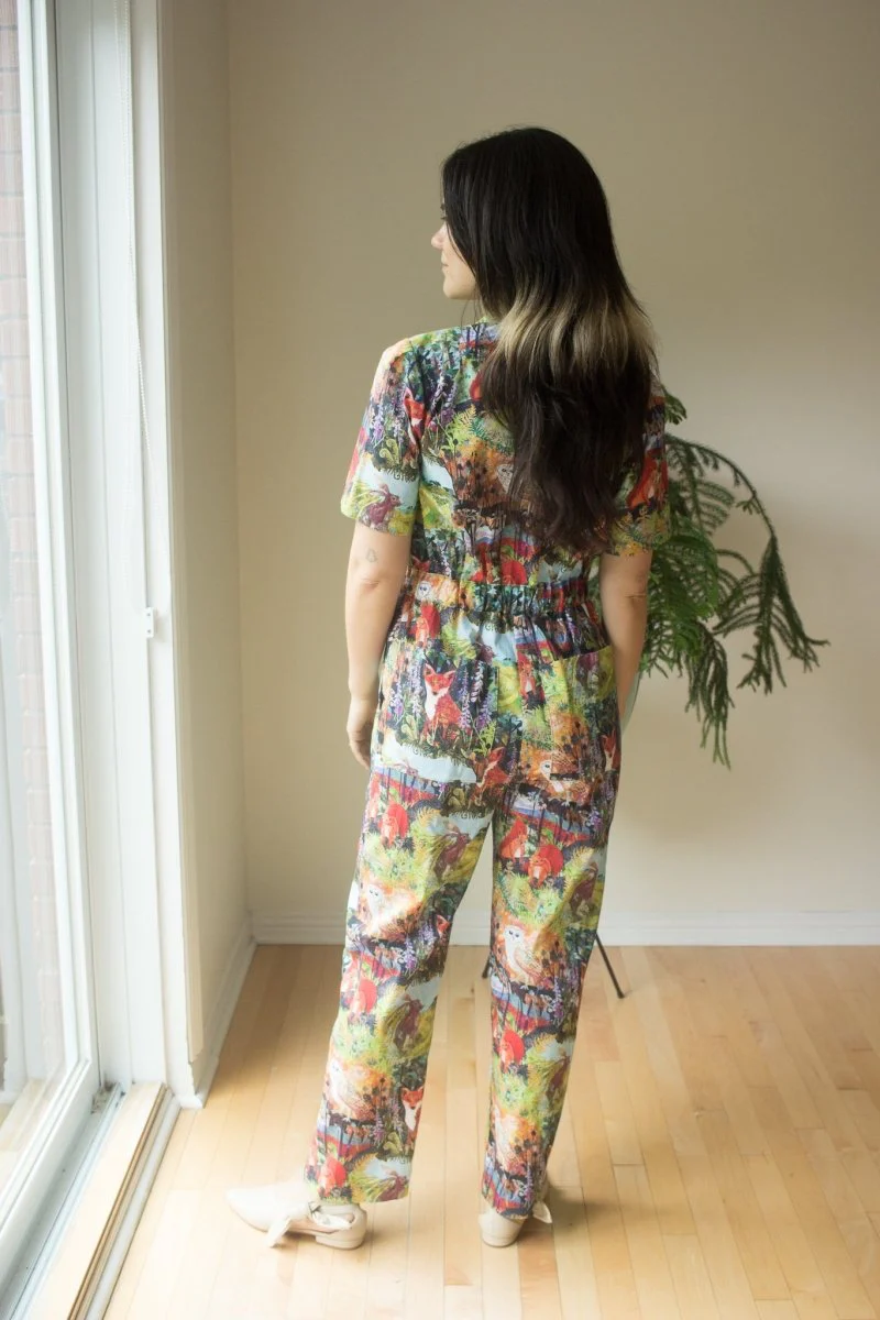 Birds of North America Twillick Jumpsuit - Hedgerow (In-Store) - Image 4