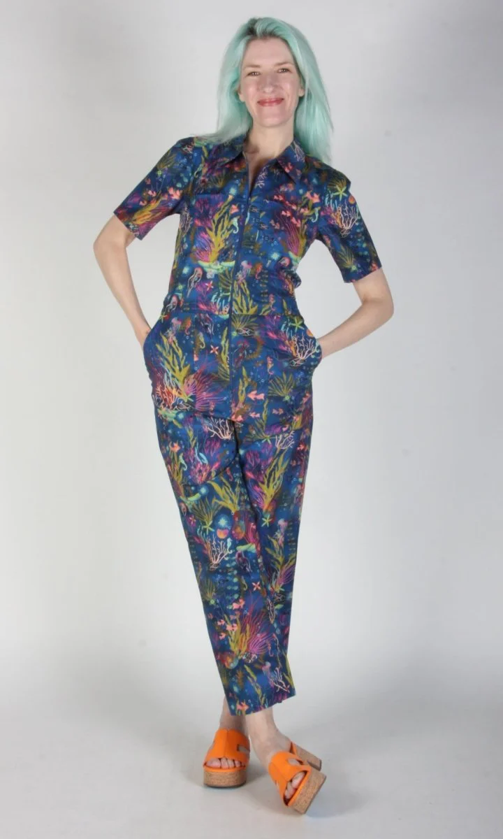 Birds of North America Twillick Jumpsuit - Undersea Gardens (Online Exclusive) - Image 11