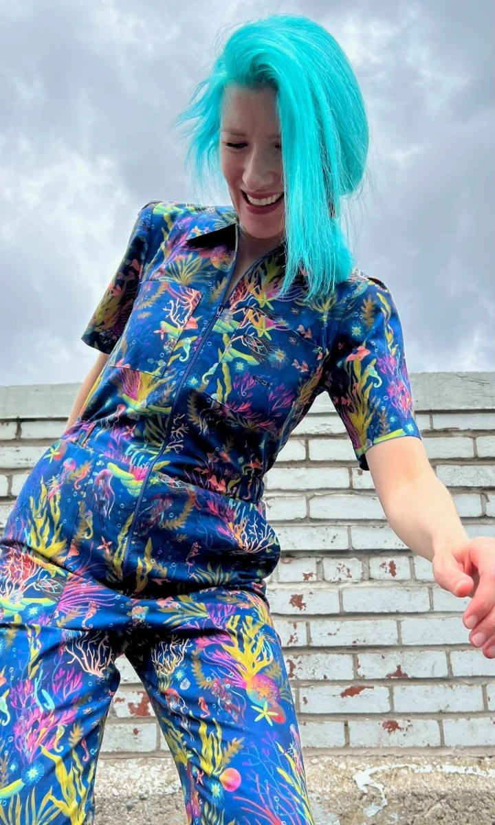 Birds of North America Twillick Jumpsuit - Undersea Gardens (Online Exclusive) - Image 7
