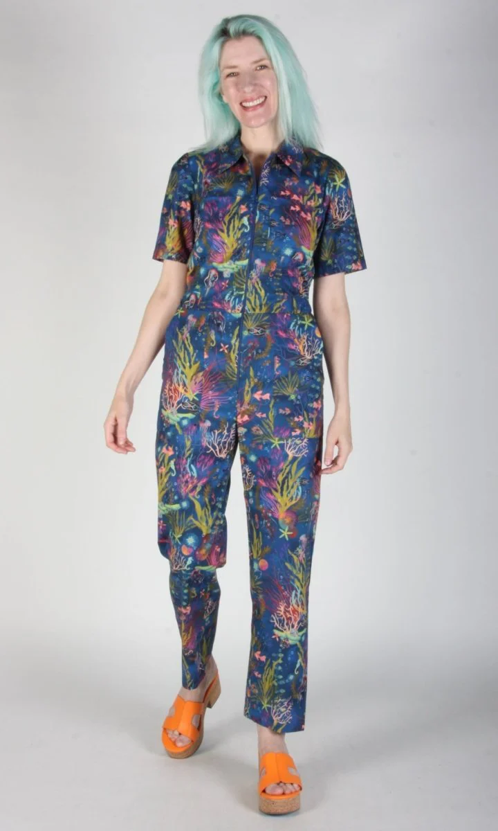 Birds of North America Twillick Jumpsuit - Undersea Gardens (Online Exclusive) - Image 9