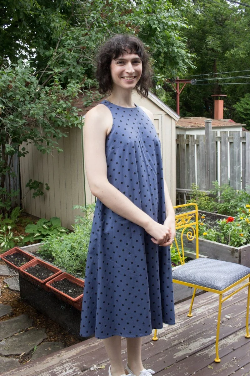 Ursa Minor Willa Dress (Haskap Dot) - Image 4