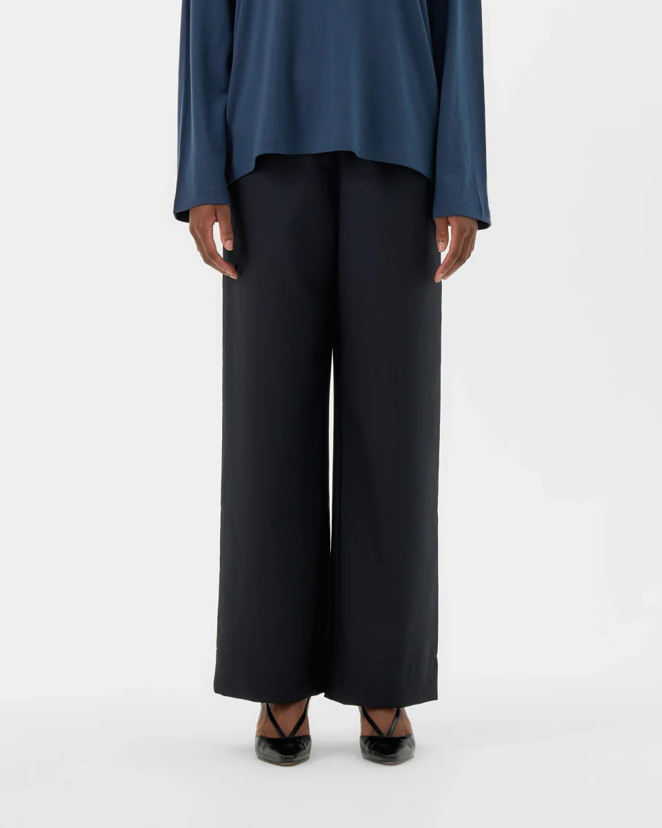 Valerie C. Loose Classic Pants (Dark Navy) - Image 6