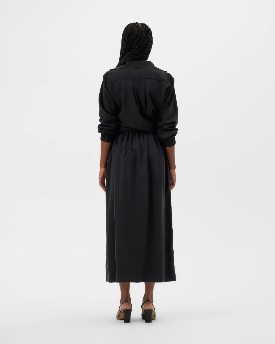 Valerie C. Maxi Skirt (Black) - Image 8