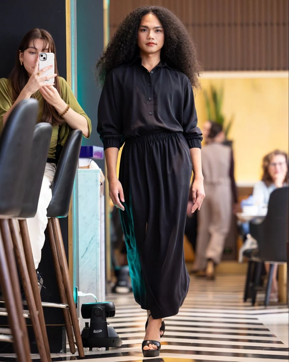 Valerie C. Maxi Skirt (Black) - Image 9