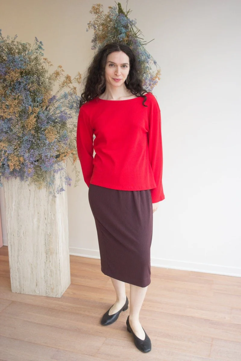 Odeyalo Lalune Top (Red) - Image 3