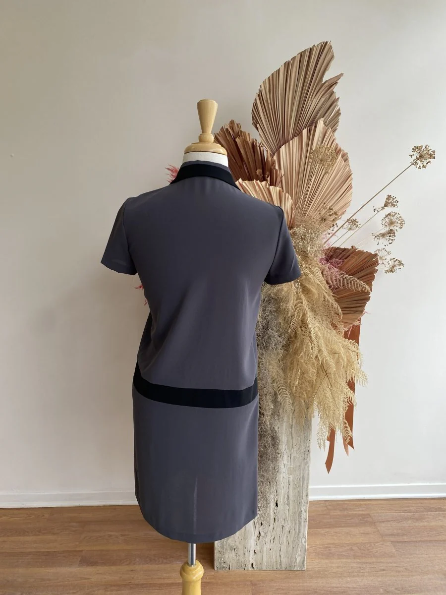 Valerie Dumaine Archive - Dress (Beige or Grey) - Image 4