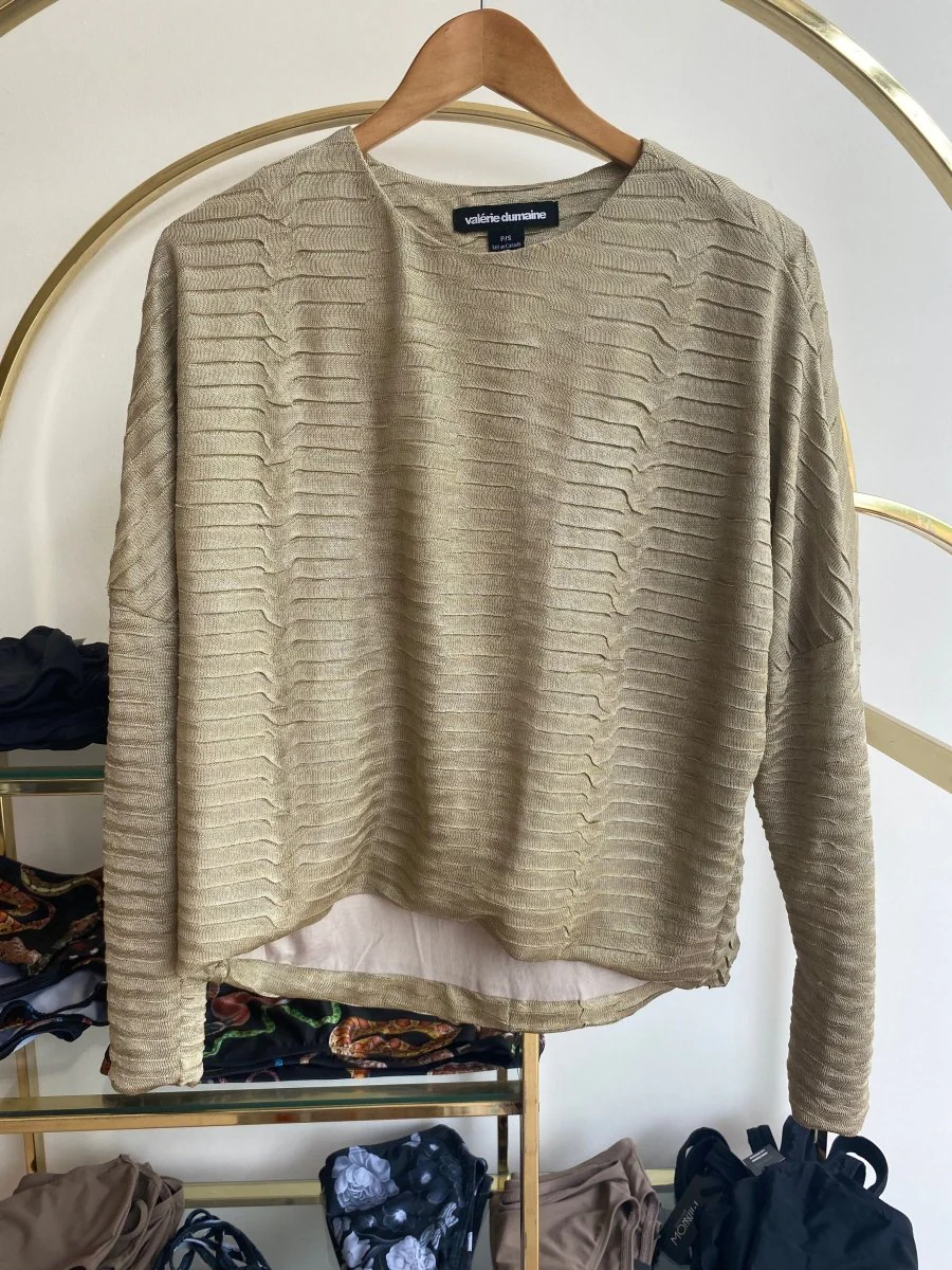 Valerie Dumaine Archive - Top (Gold or Brown Metalic) - Image 3