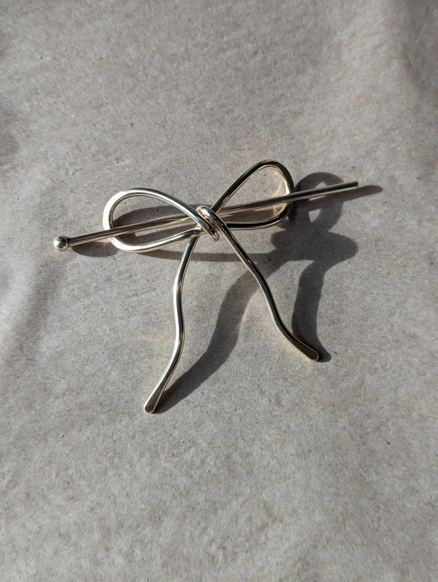 Vanderzee Bow Hairpins (Brass) - Image 3