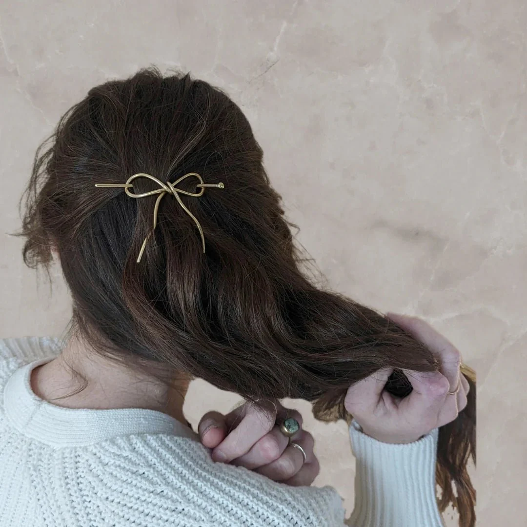 Vanderzee Bow Hairpins (Brass) - Image 7