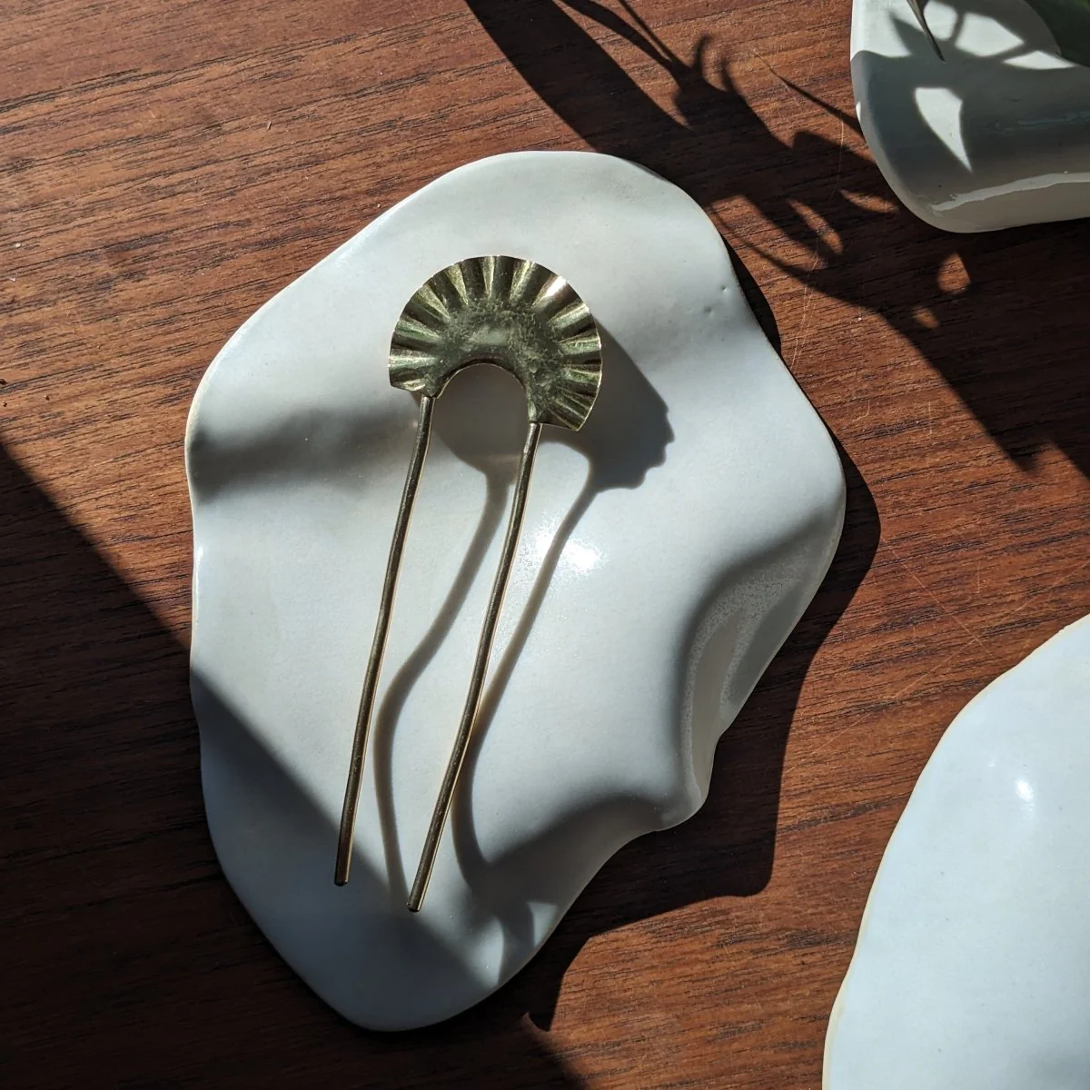 Vanderzee Sunna Hair Fork (Brass) - Image 3