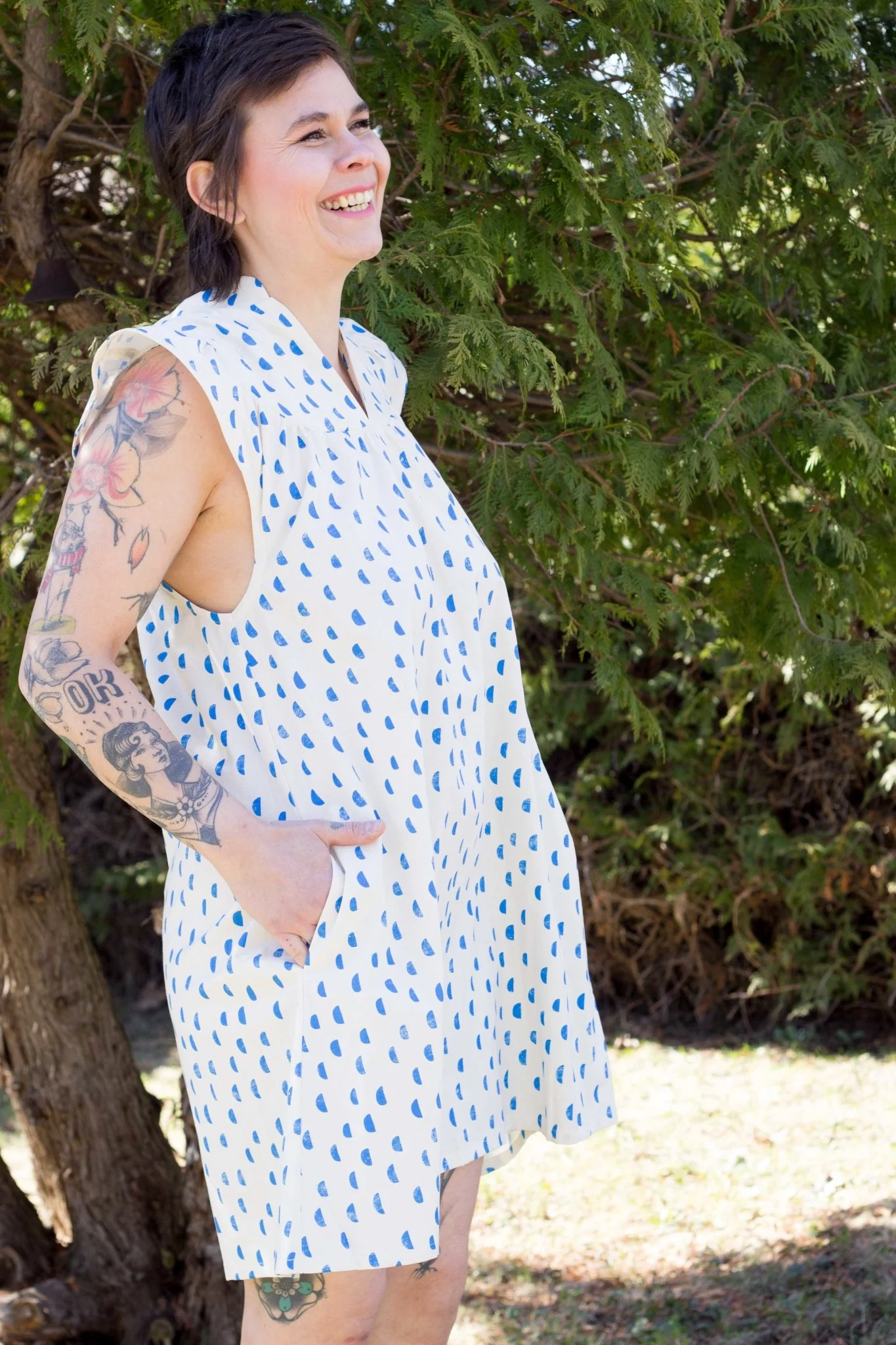 Vera Véro Kiki Dress (Blue Half Moon) - Image 3