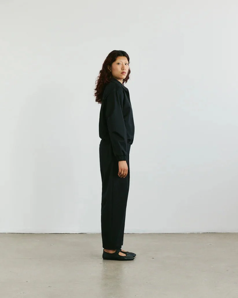 Veri Claire Zip Up Shirt (Black) - Image 12