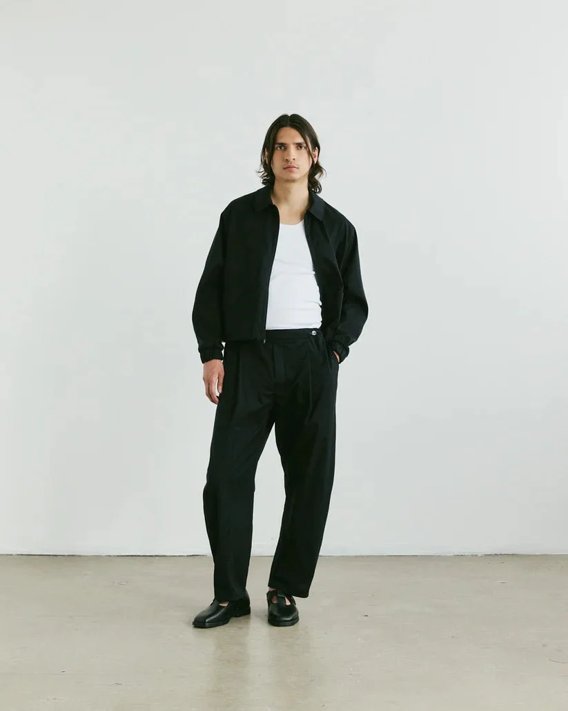 Veri Claire Zip Up Shirt (Black) - Image 9
