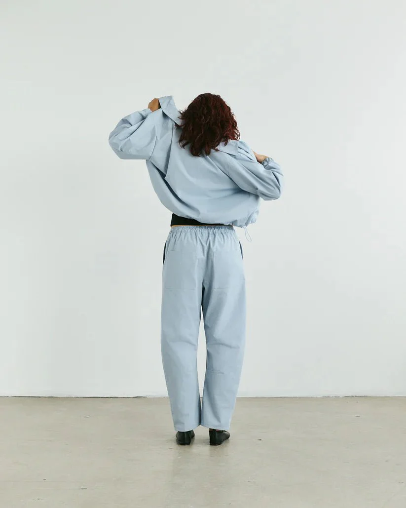 Veri Claire Zip Up Shirt (Powder Blue) - Image 8