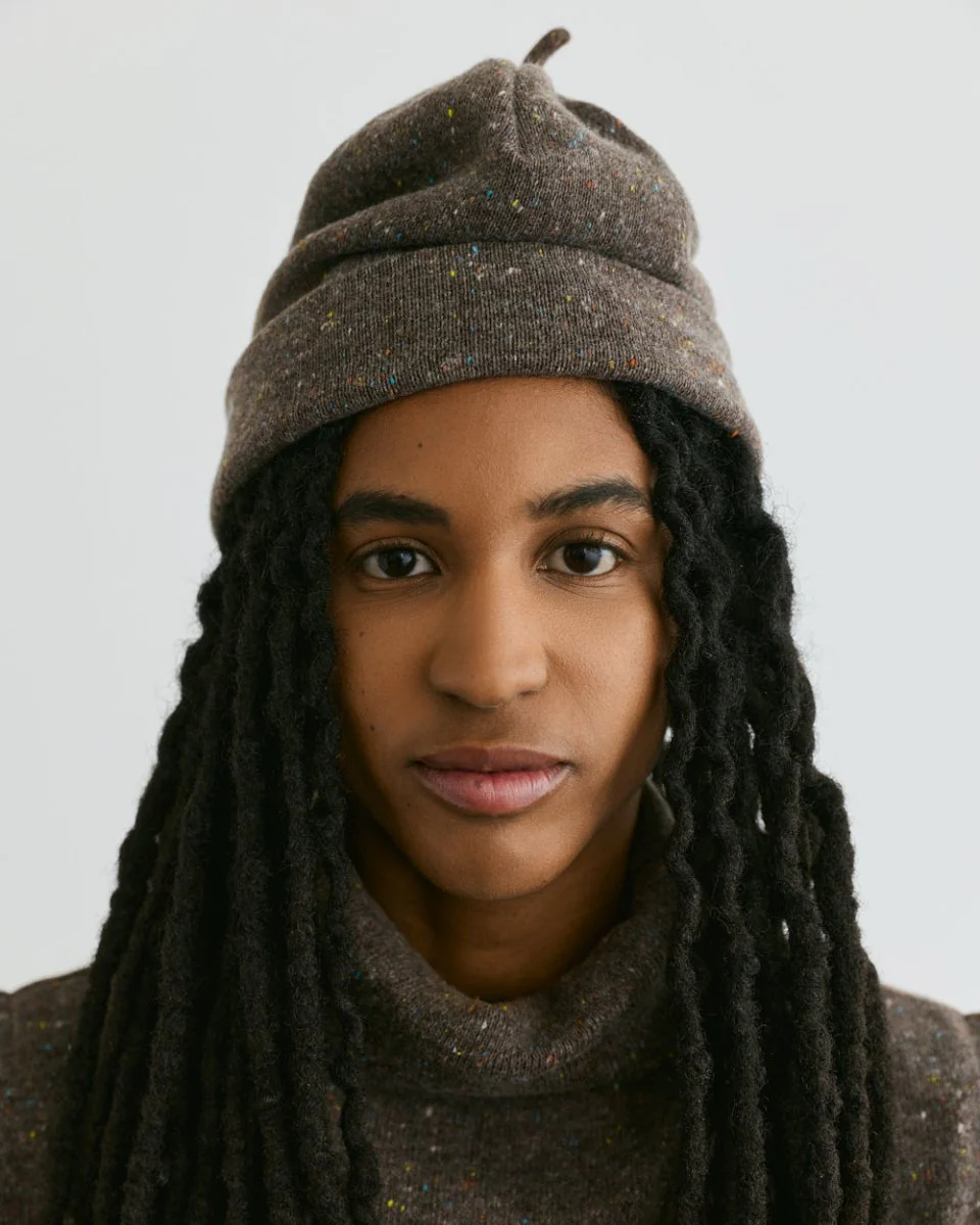 Veri Jacques Beanie (Mushroom or Washed Blue) - Image 4