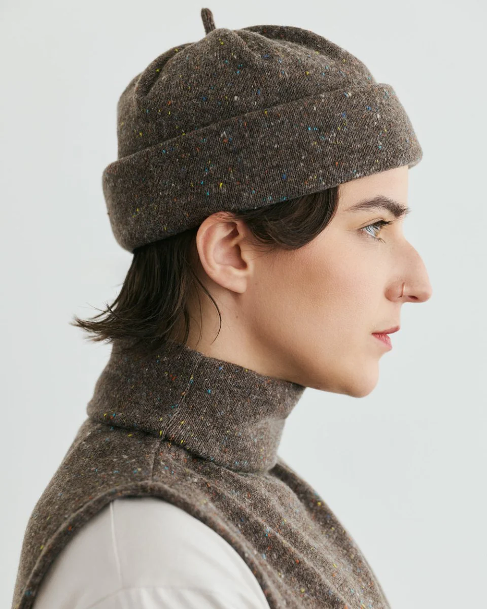 Veri Jacques Beanie (Mushroom or Washed Blue) - Image 5