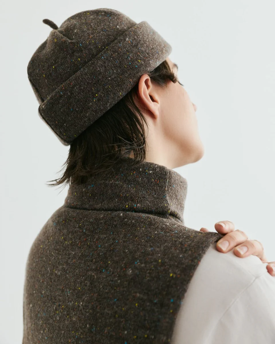 Veri Jacques Beanie (Mushroom or Washed Blue) - Image 6